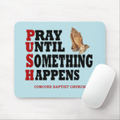 何パーソナライズされたかが祈起こるまで押す マウスパッド (マウス)