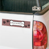 何ビスケットか。 -バンパーステッカー バンパーステッカー (トラック上)