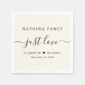 何ファンシーもクリームを愛し結婚ない スタンダードカクテルナプキン (正面)