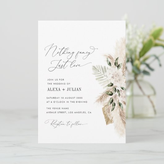 何ファンシーもススキと緑結婚は 招待状 (スタンド正面)