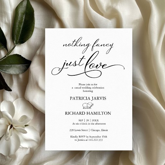 何ファンシーも愛しカジュアル結婚ない 招待状