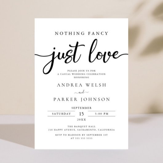 何ファンシーも愛しカジュアル結婚ない 招待状