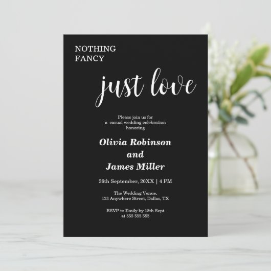 何ファンシーも愛しカジュアル結婚ない 招待状 (スタンド正面)