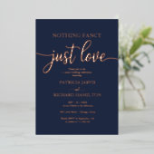 何ファンシーも愛しカジュアル結婚ない 箔招待状 (立ち正面)