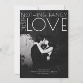 何ファンシーも愛しユニークてモダン結婚は セーブザデート (正面)