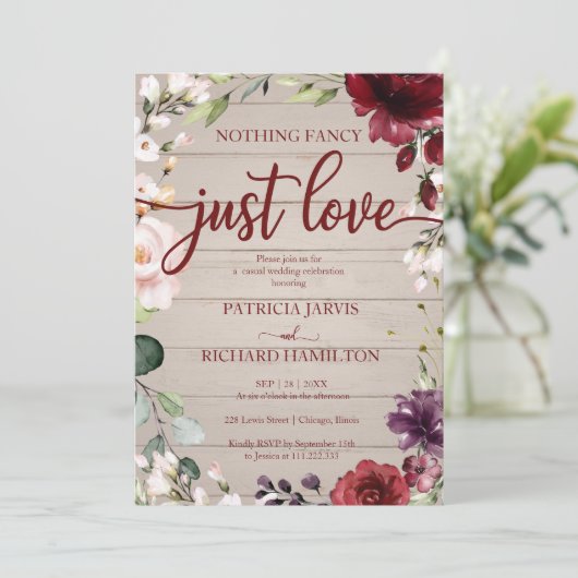 何ファンシーも愛し結婚て素朴ない 招待状 (スタンド正面)