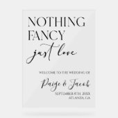 何ファンシーも愛し結婚ない アクリルサイン (正面)