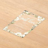 何ファンシーも愛し結婚ない アクリル招待状 (レイダウン)