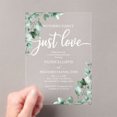 何ファンシーも愛し結婚ない アクリル招待状 (インサイチュ (ポータブル))