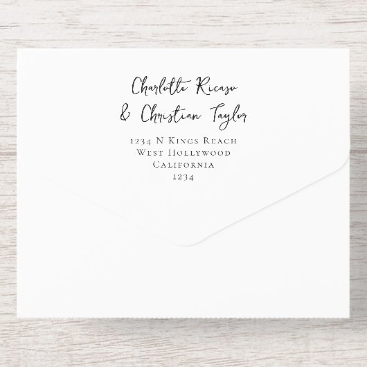 何ファンシーも愛し結婚ない オールインワン招待状 (背面)