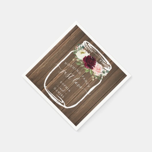 何ファンシーも愛し結婚ない スタンダードカクテルナプキン (角)