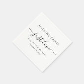 何ファンシーも愛し結婚ない スタンダードカクテルナプキン (角)