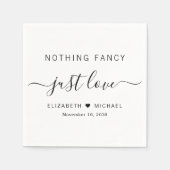 何ファンシーも愛し結婚ない スタンダードカクテルナプキン (正面)