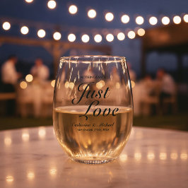 何ファンシーも愛し結婚ない ステムなしワイングラス