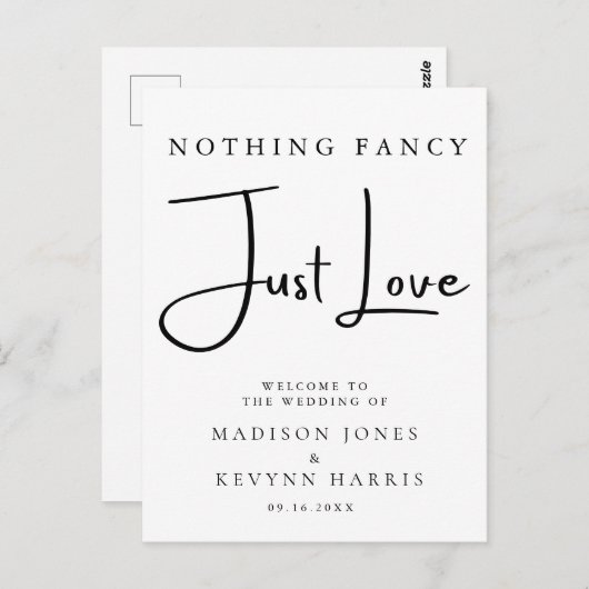 何ファンシーも愛し結婚ない ポストカード (正面/裏面)