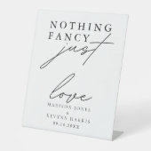 何ファンシーも愛し結婚ない 台座サイン (正面)