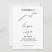 何ファンシーも愛し結婚ない 招待状 (正面)