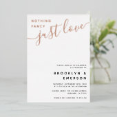 何ファンシーも愛し結婚ない 箔招待状 (立ち正面)