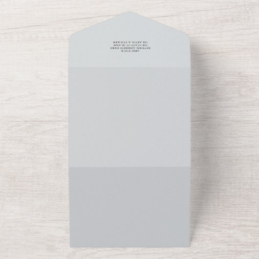 何ファンシーも愛すカジュアルる結婚ことはない オールインワン招待状 (外側)