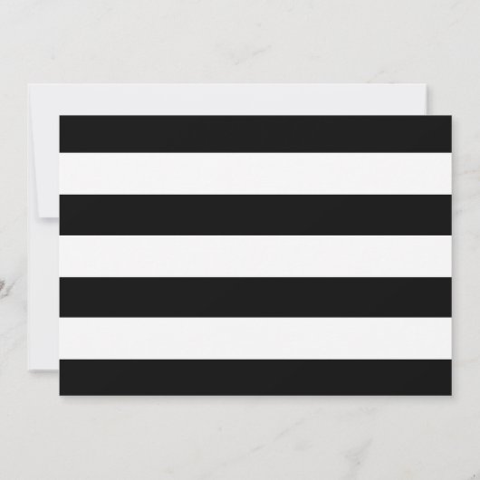 何ファンシーも愛カジュアルの結婚黒 招待状 (裏面)