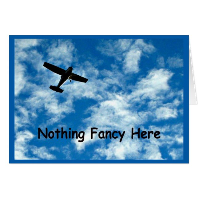 何ファンシーも無い飛行機ボスのデイカード！ (正面横)