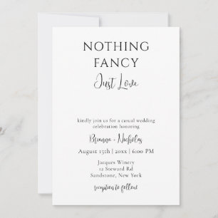 何ファンシーも、ただ愛カジュアル結婚の 招待状