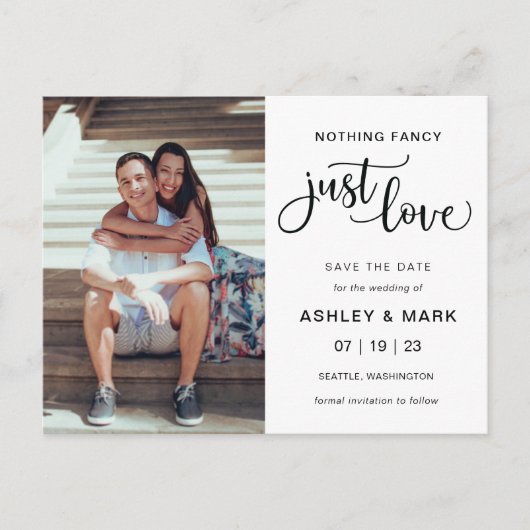 何ファンシーもDatの結婚写真を愛しない ポストカード (正面)