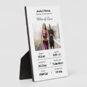 何マイルもの愛 フォトプラーク (側面)