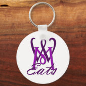 何ミッキー食べキーチェーン キーホルダー (正面)