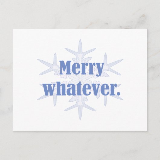 何メリーでも! シーズンポストカード (正面)