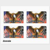 何与えか 長方形シール (シート)