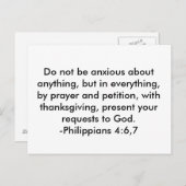 何事にも不安を抱えることなく、しかしあらゆることに... ポストカード (正面/裏面)