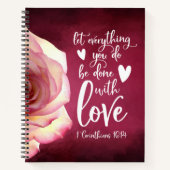 何事も情慾をもって為せ ノートブック (正面)