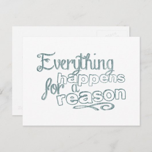 何事も理窟をつけて行やる気を起こさせるう ポストカード (正面/裏面)