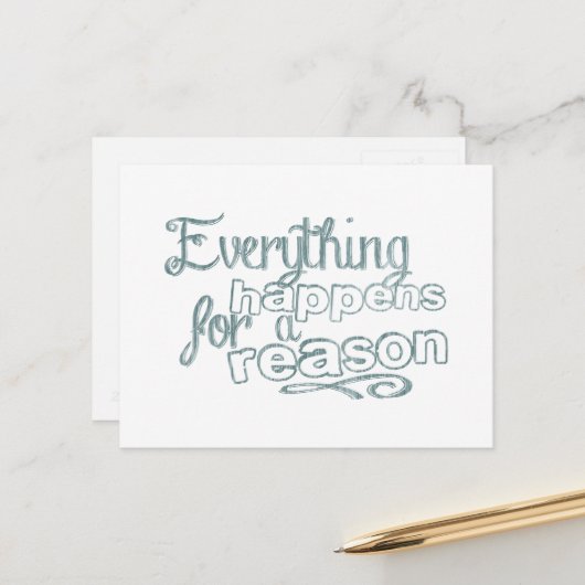 何事も理窟をつけて行やる気を起こさせるう ポストカード (正面/裏面インサイチュ)