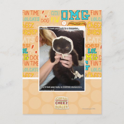 何人かのゴミ箱に ポストカード (正面)