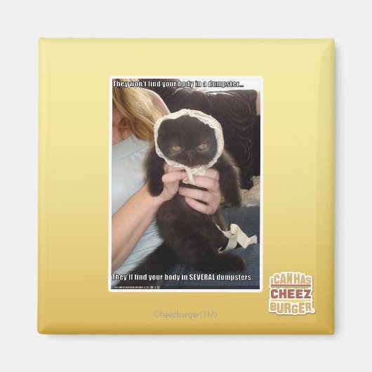 何人かのゴミ箱に マグネット (正面)