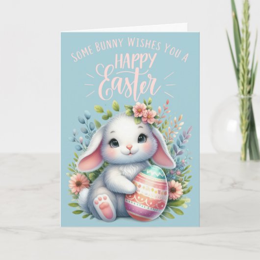 何人かのバニーがあなたにハッピーイースターを願カスタムう シーズンカード (正面)