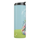 何人かのバニーがあなたに可愛いハッピーイースターを願う タンブラー (回転左)