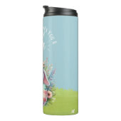 何人かのバニーがあなたに可愛いハッピーイースターを願う タンブラー (回転右)