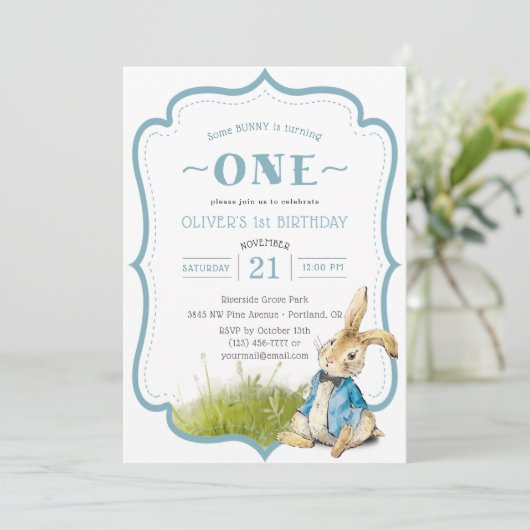 何人かのバニーが一つの誕生日を回している 招待状 (スタンド正面)