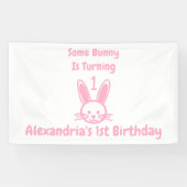 何人かのバニーが一つの誕生日を回している 横断幕 (横)