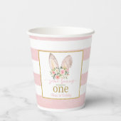 何人かのバニーが一つ耳を回していカスタムる 紙コップ (裏面)