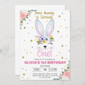 何人かのバニーが一人の女の子の招待状を回している。 招待状 (正面/裏面)