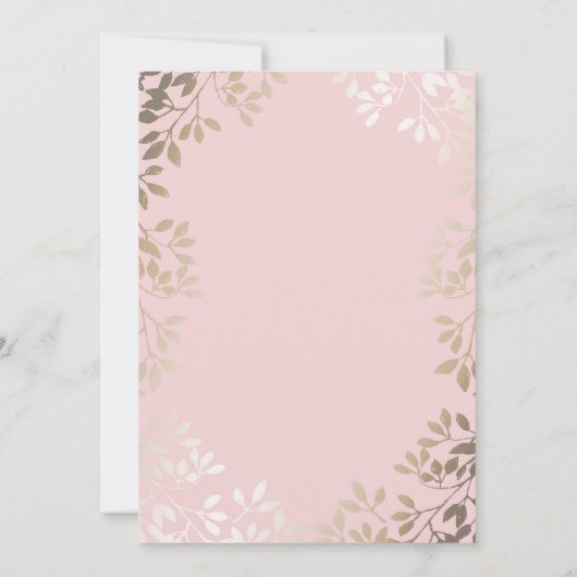 何人かのバニーが一人の女の子の最初の誕生日を回している 招待状 (裏面)