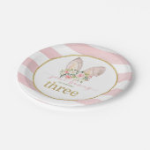 何人かのバニーが三つ曲がっている（バニー・イヤーズ） ペーパープレート (アングル)