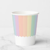 何人かのバニーが男の子の赤ちゃんのシャワーを途中にある 紙コップ (裏面)