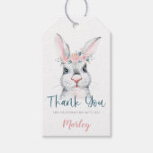 何人かのバニーが誕生日を持っている ギフトタグ (正面)