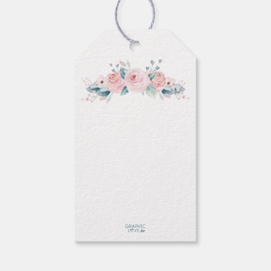 何人かのバニーが誕生日を持っている ギフトタグ (裏面)