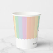 何人かのバニーが途中の女の子の赤ちゃんシャワー 紙コップ (右)